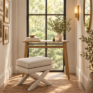 Kitt Smoked Console Table