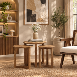 Stow Oak Side Tables
