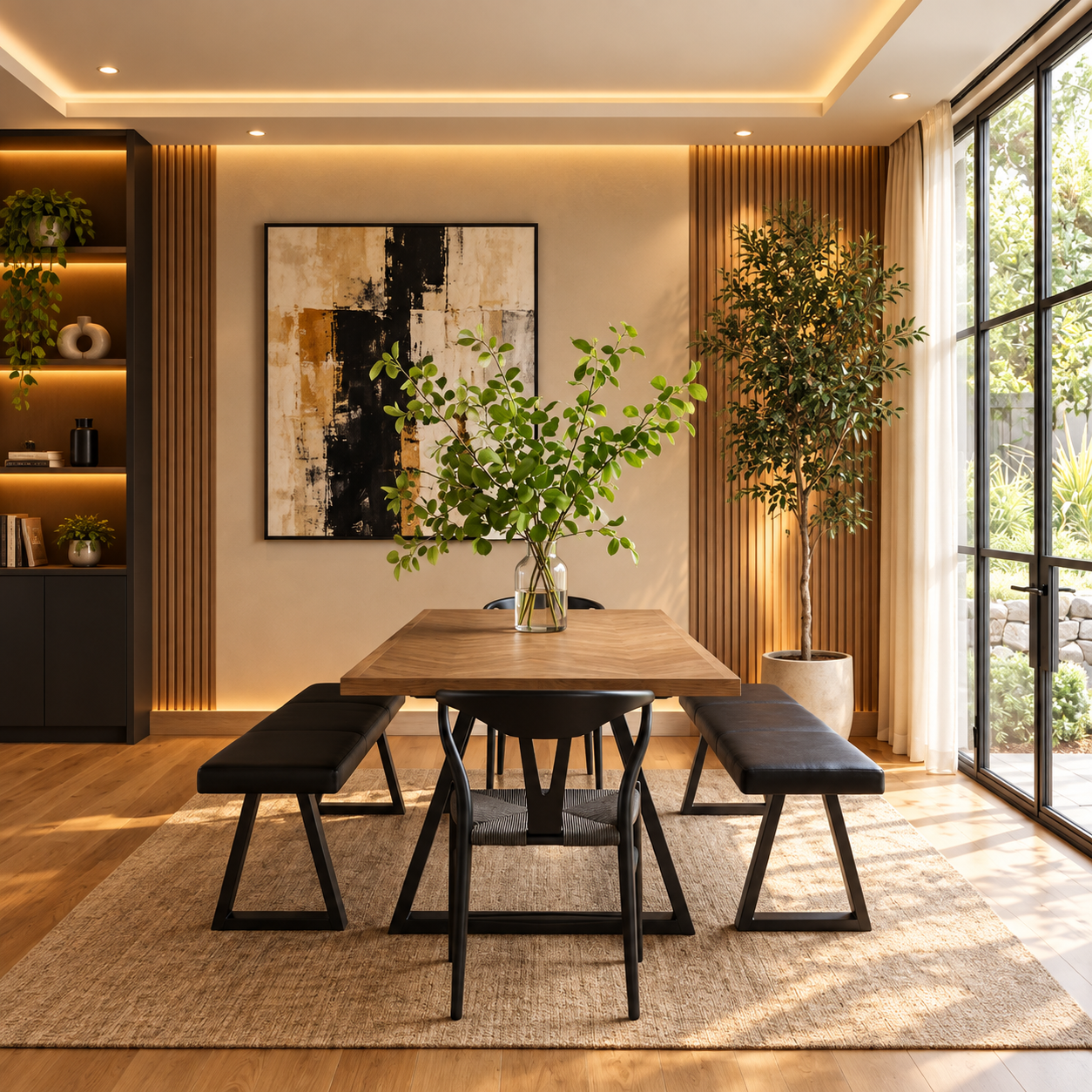 Hyde Whiskey Dining Table