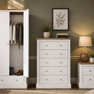 Devon White Chest of Drawers