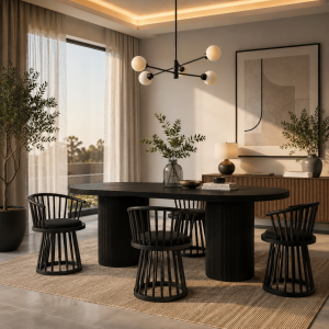 Lina Black Dining Chair