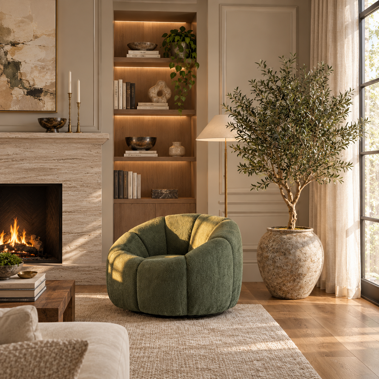 Nao Basil Swivel Chair