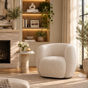 Clay Cotton Chair