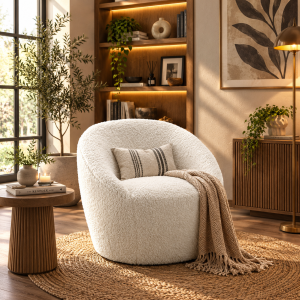 Cocoon White Chair