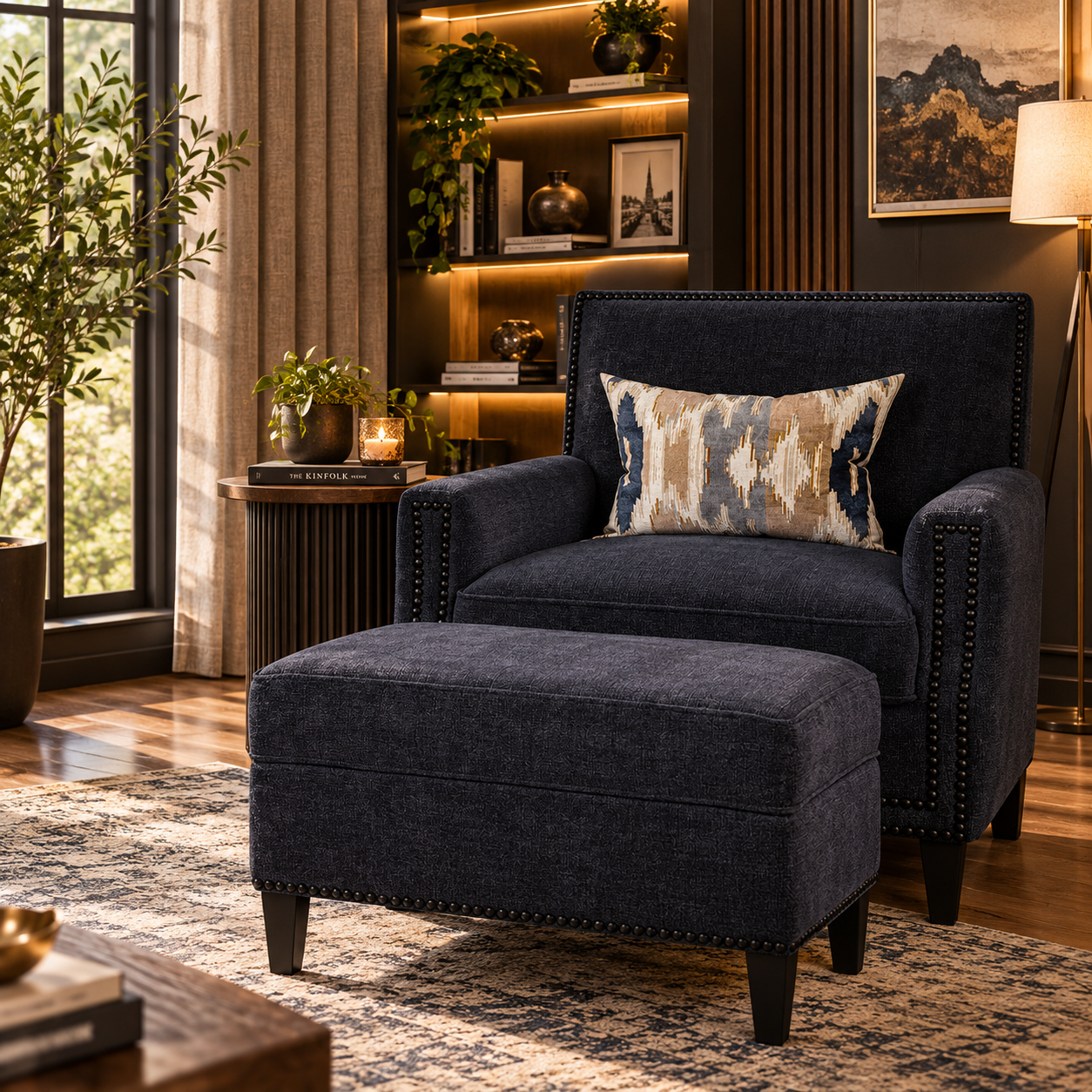 Atticus Anthracite Chair