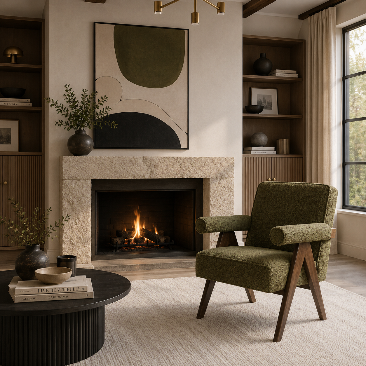 Ember Leaf Chair