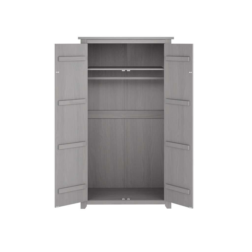 Havana Grey 2 Door Wardrobe