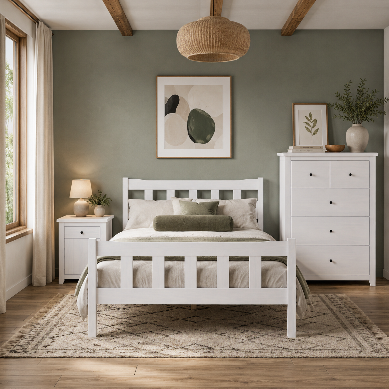 Havana White Chest of Drawers