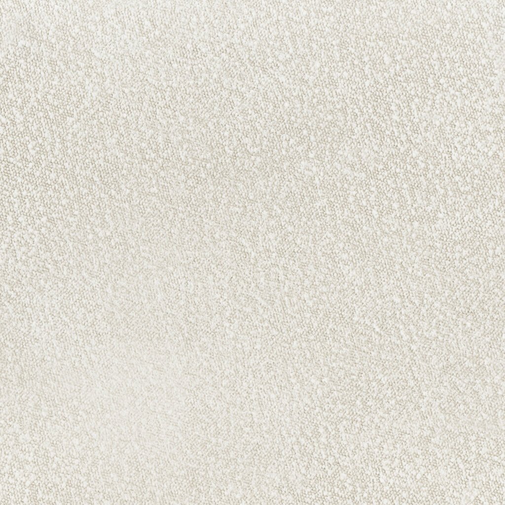 Lara Ivory Boucle Large Pouffe
