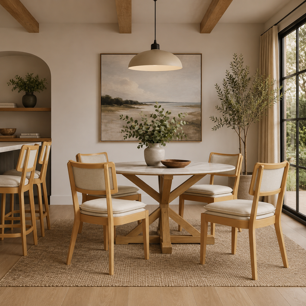 Maggie Frost and Umber Dining Chair