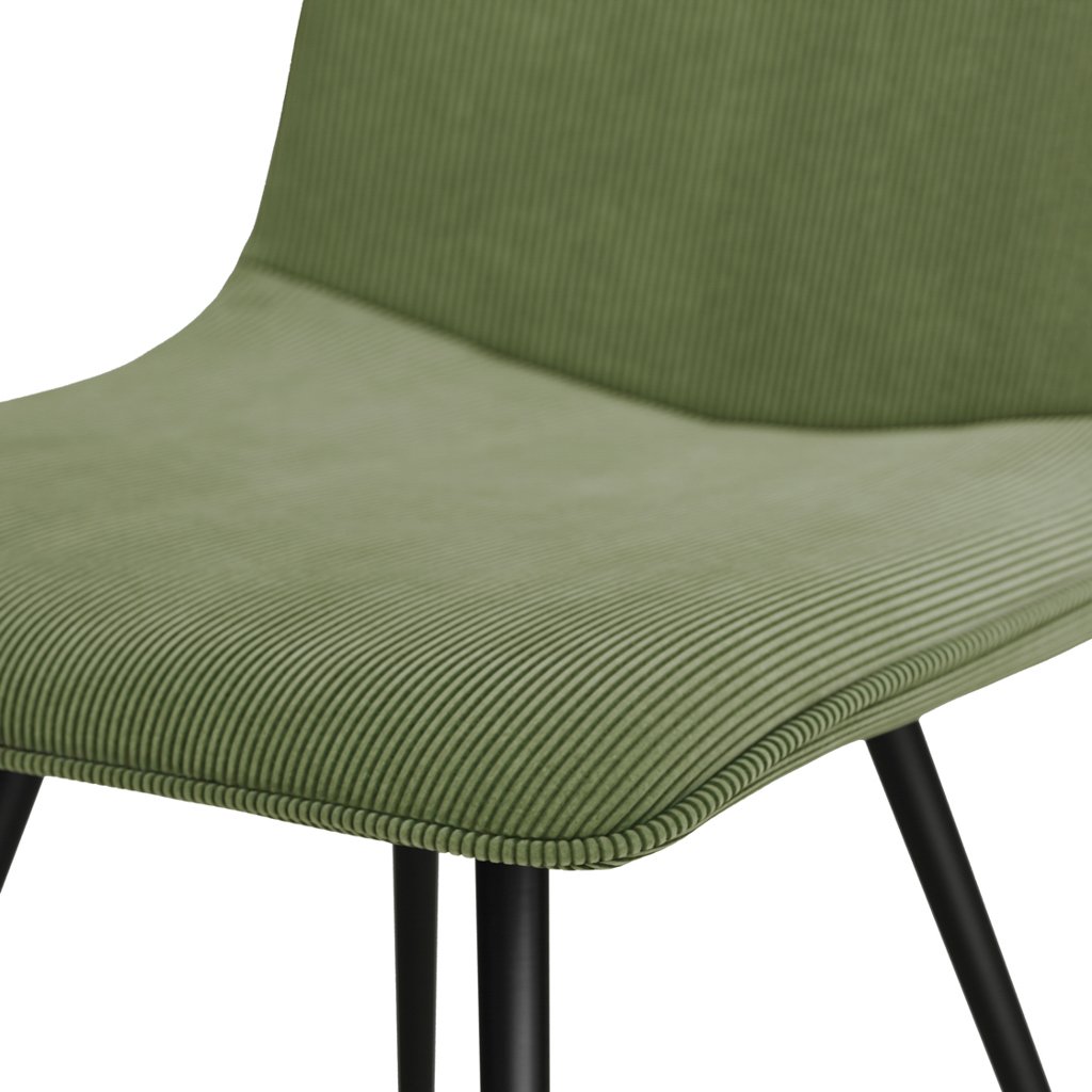 Maxi Moss and Black Dining Chair 5