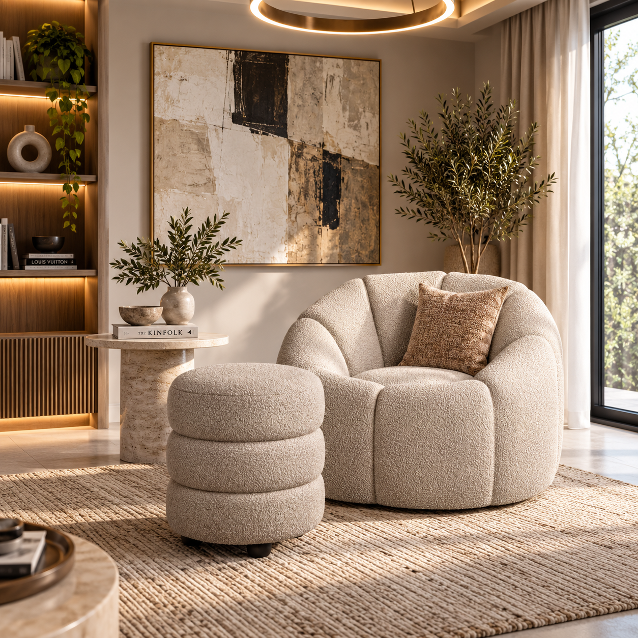 Nao Buff Swivel Chair