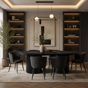 Nova Black Dining Chair