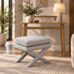 Rhode Light Grey Stool