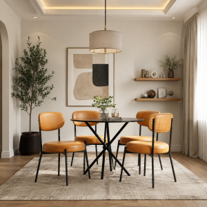 Smith Caramel Dining Chair 4